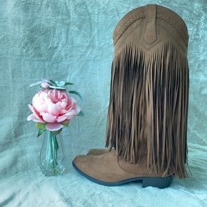NEW Fringe Cowgirl Boots